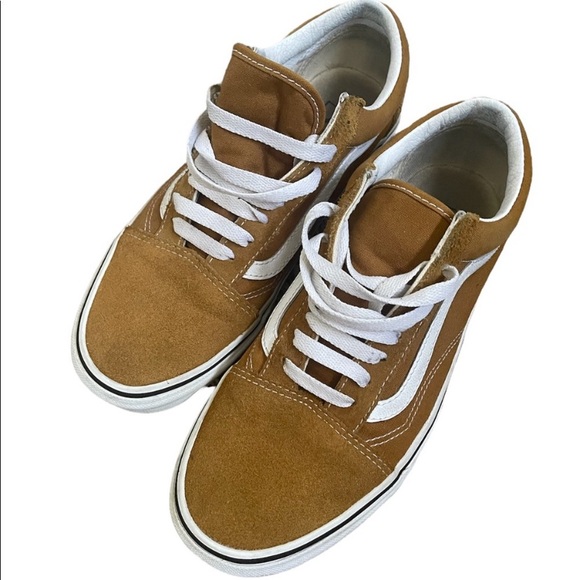 Vans Leather Flats Sneakers Unisex 9/7.5 - Picture 4 of 8